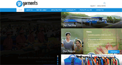 Desktop Screenshot of gp-garments.com